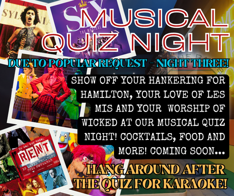 Musicals Quiz and Karaoke - 29/08/26